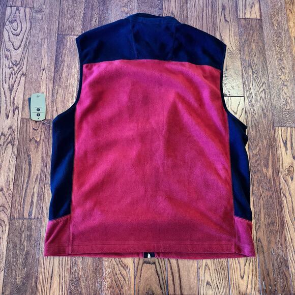 NWT Greg Norman Tasso Elba Golf Vest Mens L Performance Five Iron Fleece Active - Picture 2 of 10